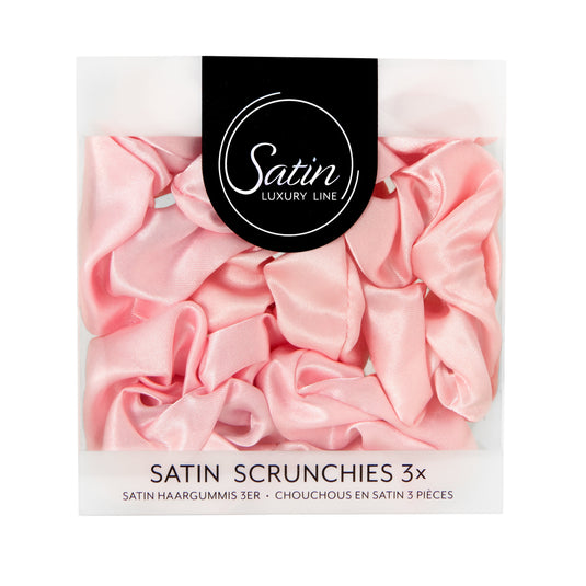 Satin Scrunchies Set (3 Stück)